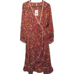 Free People Covent Garden Dress red floral boho